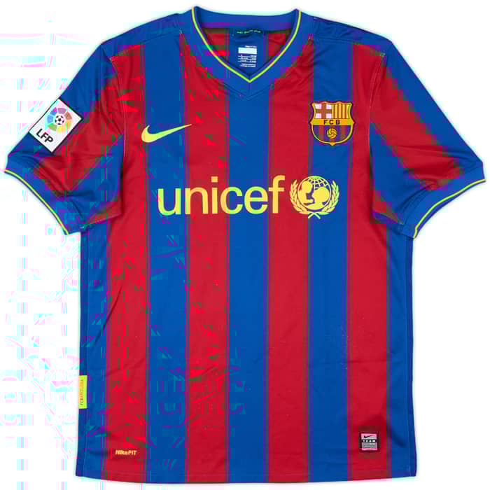 2009-10 Barcelona Home Shirt Messi #10 - 7/10 - (S)