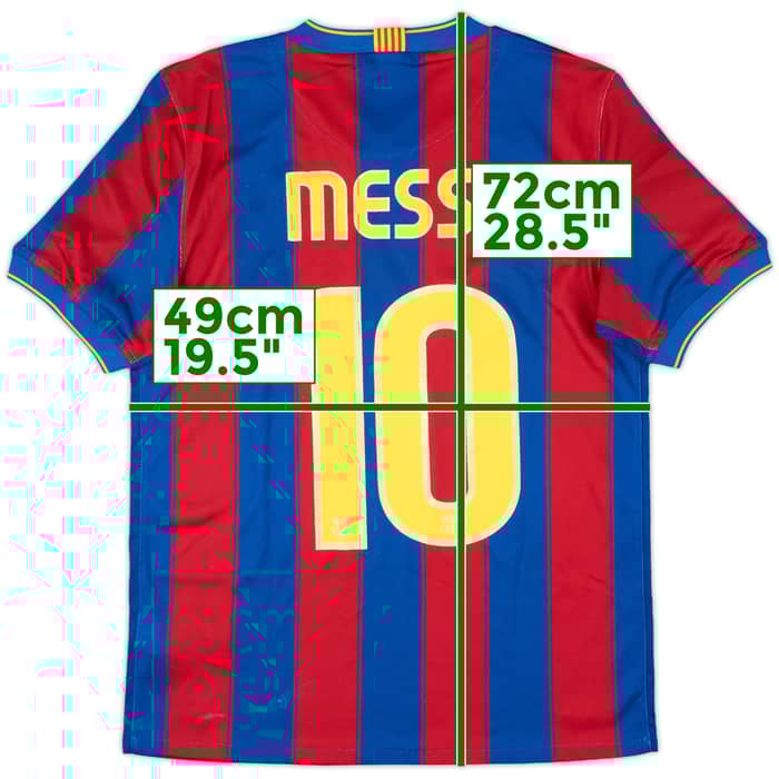 2009-10 Barcelona Home Shirt Messi #10 - 7/10 - (S)