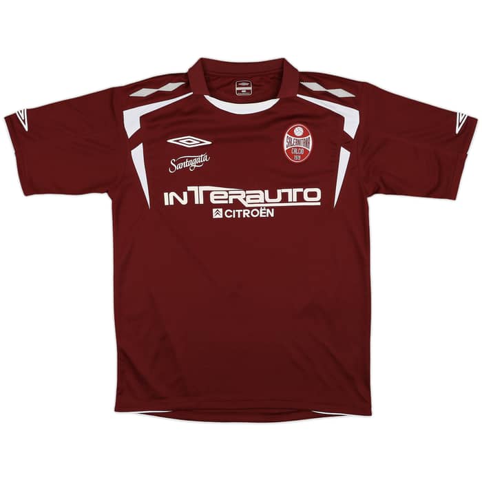 2007-08 Salernitana Home Shirt Di Napoli #10 - 6/10 - (L)
