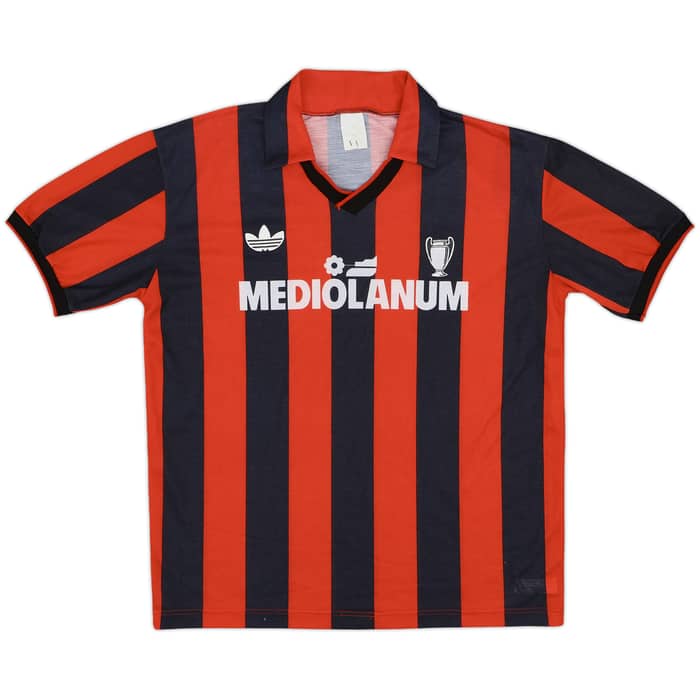 1990-91 AC Milan Home Shirt - 9/10 - (M)
