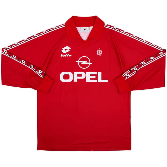 1995-96 AC Milan Lotto Training L/S Shirt - 7/10 - (XL)
