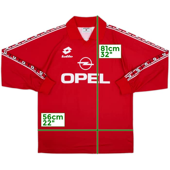 1995-96 AC Milan Lotto Training L/S Shirt - 7/10 - (XL)
