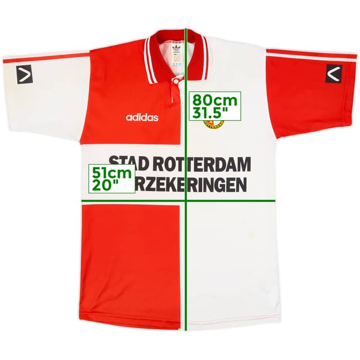 1994-96 Feyenoord Home Shirt - 8/10 - (M)