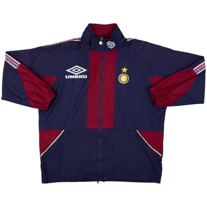 1997-98 Inter Milan Umbro Hooded Rain Jacket - 7/10 - (L)