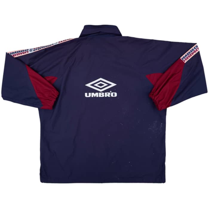1997-98 Inter Milan Umbro Hooded Rain Jacket - 7/10 - (L)