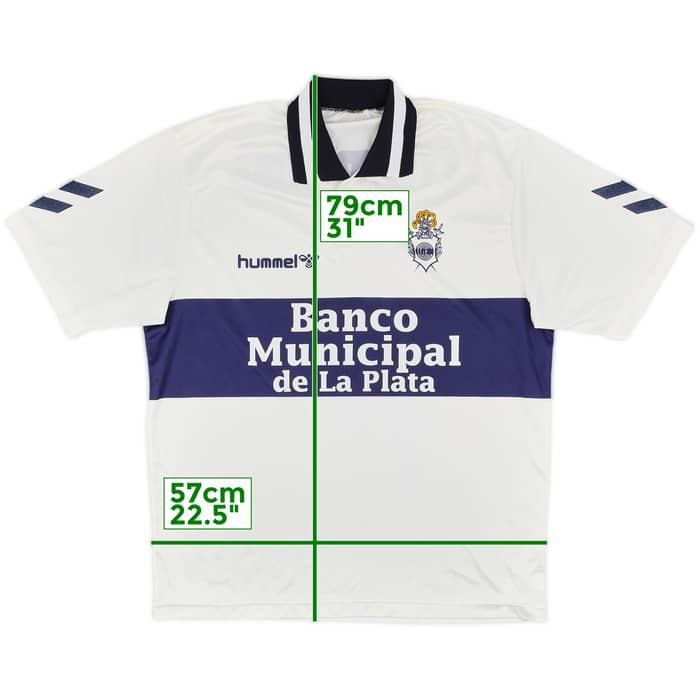 1993-95 Gimnasia y Esgrima La Plata Home Shirt - 8/10 - (M)