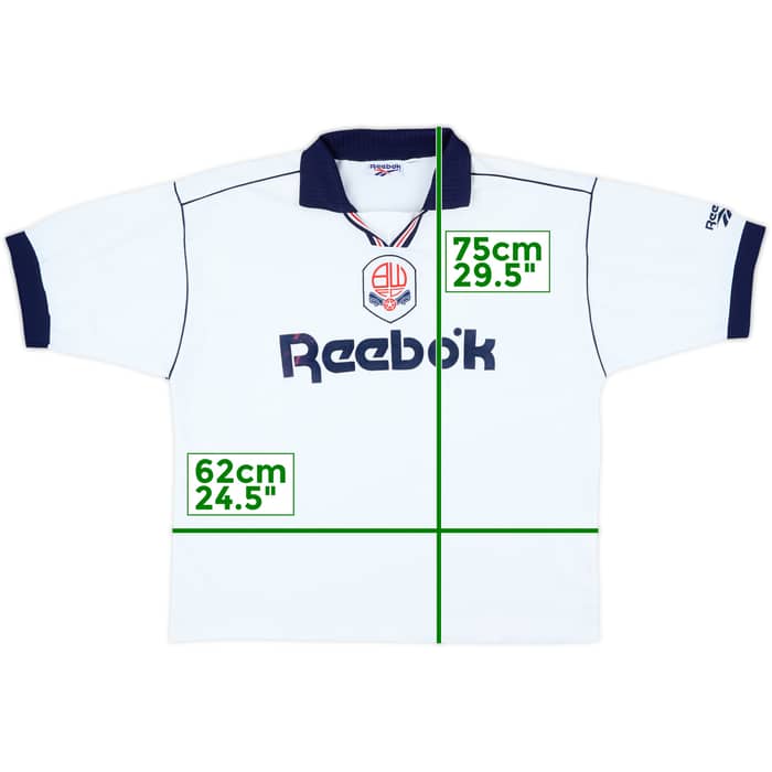 1995-97 Bolton Home Shirt - 8/10 - (XL)