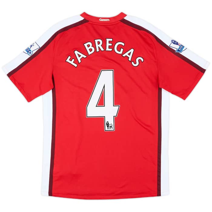 2008-10 Arsenal Home Shirt Fabregas #4 - 8/10 - (M)