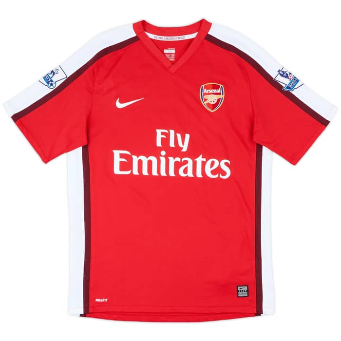 2008-10 Arsenal Home Shirt Fabregas #4 - 8/10 - (M)