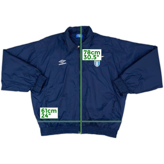 1995-96 Lazio Umbro Padded Rain Jacket - 8/10 - (XL)
