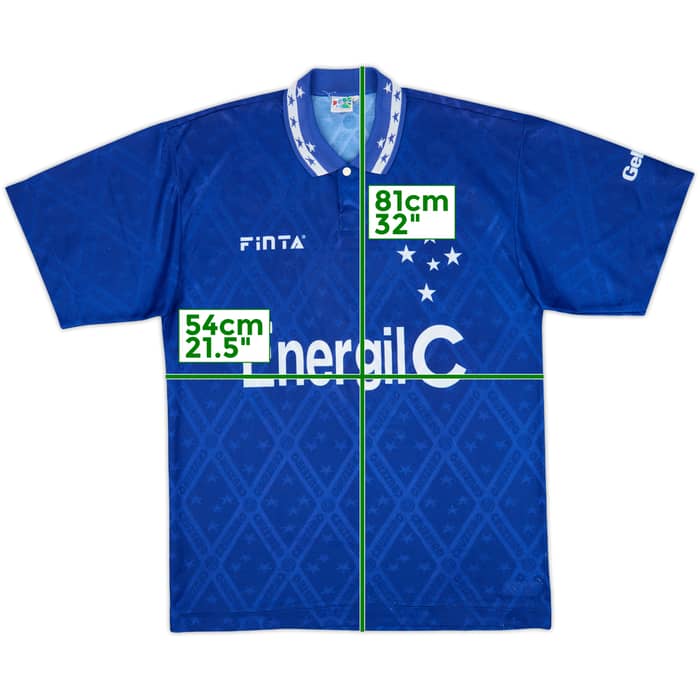 1996 Cruzeiro Home Shirt #7 - 8/10 - (L)