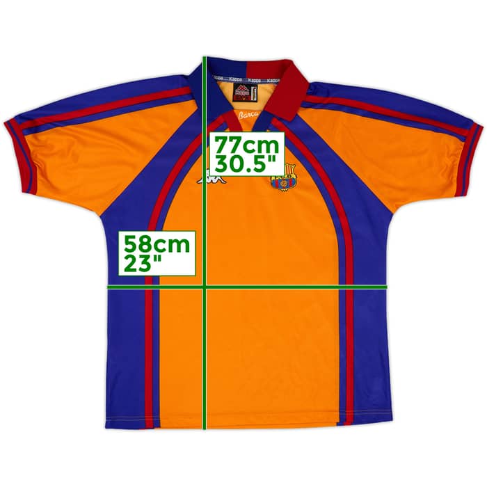 1997-98 Barcelona European Away Shirt - 8/10 - (L)