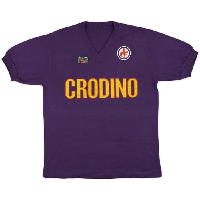 1986-87 Fiorentina Ennedue Training Shirt - 9/10 - (L)
