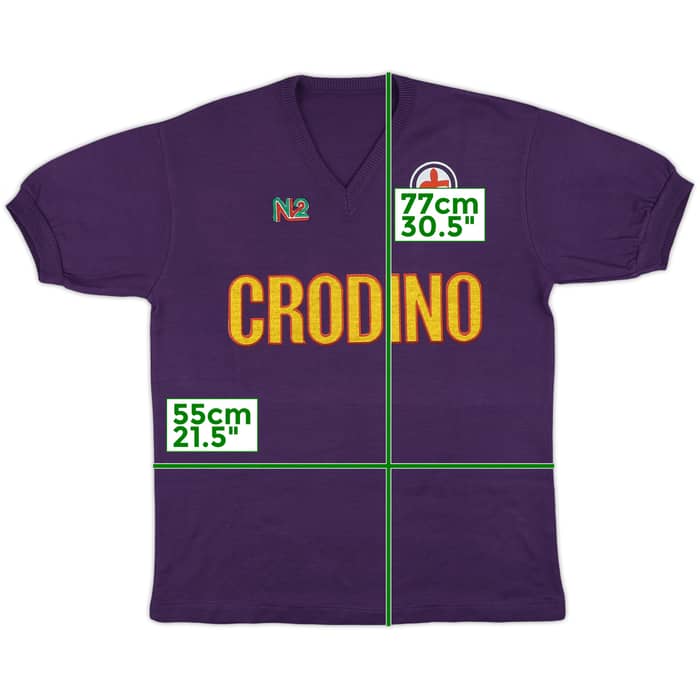 1986-87 Fiorentina Ennedue Training Shirt - 9/10 - (L)