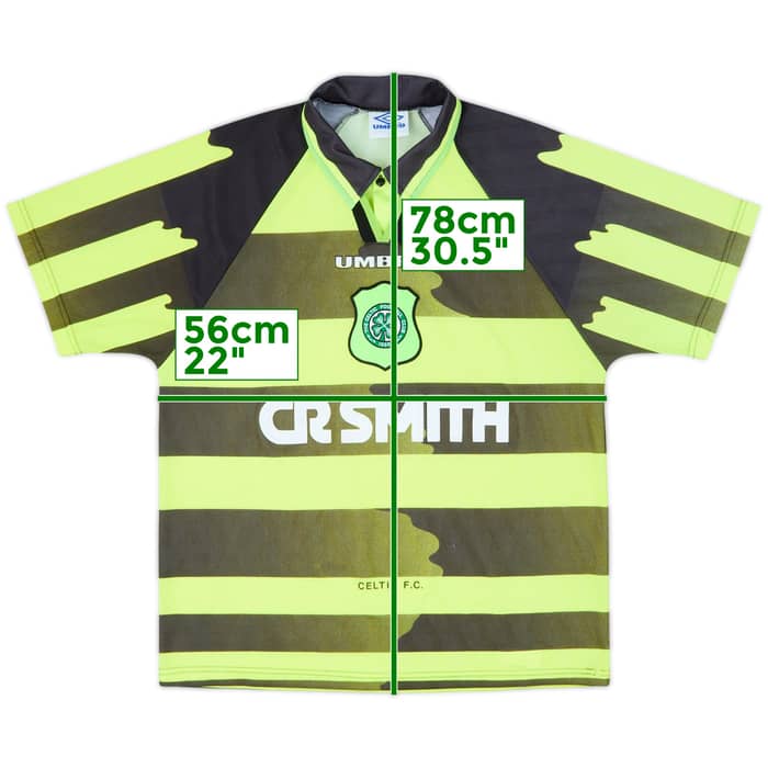 1996-97 Celtic Away Shirt - 8/10 - (L)