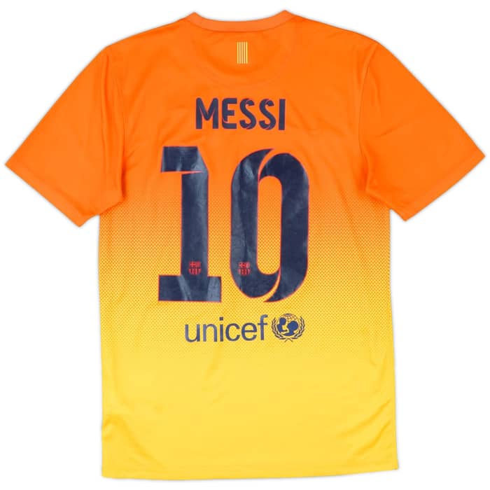 2012-13 Barcelona Basic Away Shirt Messi #10 - 7/10 - (S)