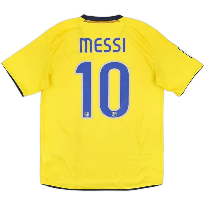 2008-10 Barcelona Away Shirt Messi #10 - 6/10 - (M)