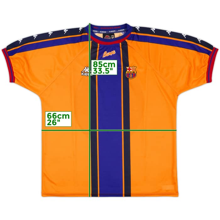 1997-98 Barcelona Away Shirt - 9/10 - (XL)