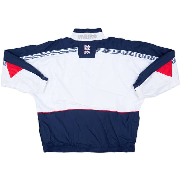 1990-92 England Umbro Track Jacket - 8/10 - (L)