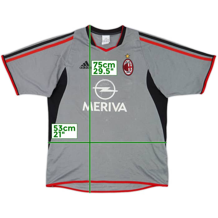 2003-04 AC Milan Third Shirt - 4/10 - (M)