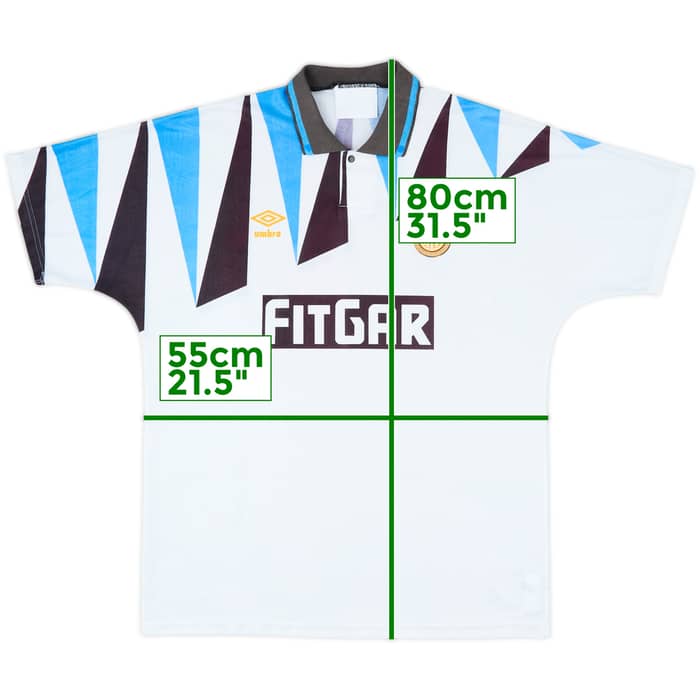 1991-92 Inter Milan Away - 8/10 - (XL)