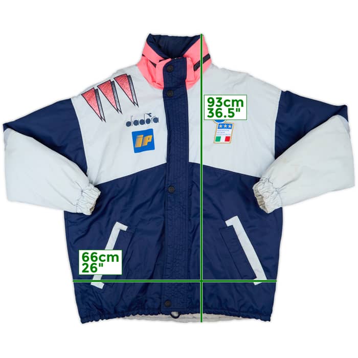 1992-94 Italy Diadora Padded Bench Coat - 4/10 - (XL)