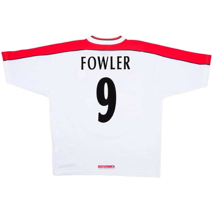 1998-99 Liverpool Away Shirt Fowler #9 - 10/10 - (L)