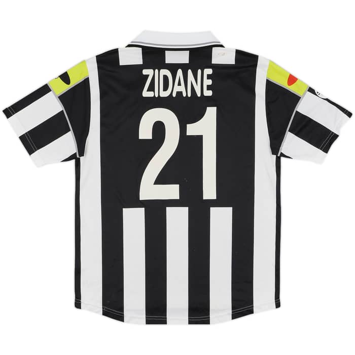 2000-01 Juventus Home Shirt Zidane #21 - 8/10 - (L)