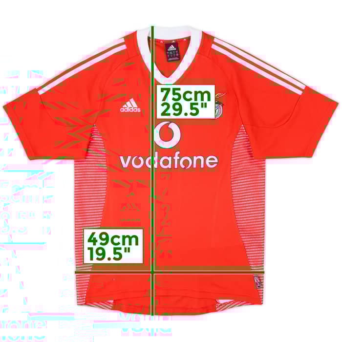 2002-03 Benfica Home Shirt - 6/10 - (S)