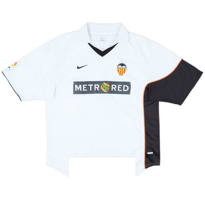 2001-02 Valencia Home Shirt Aimar #21 - 6/10 - (L)