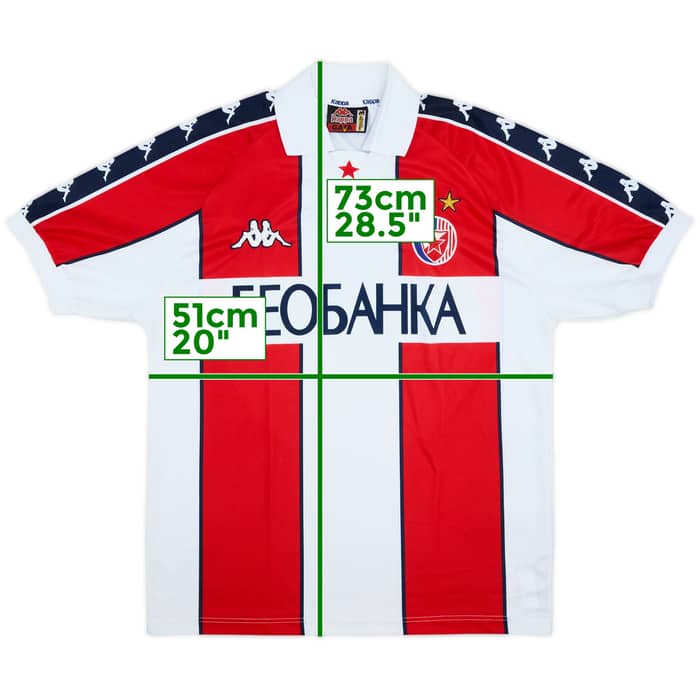1997-98 Red Star Belgrade Home Shirt - 9/10 - (M)