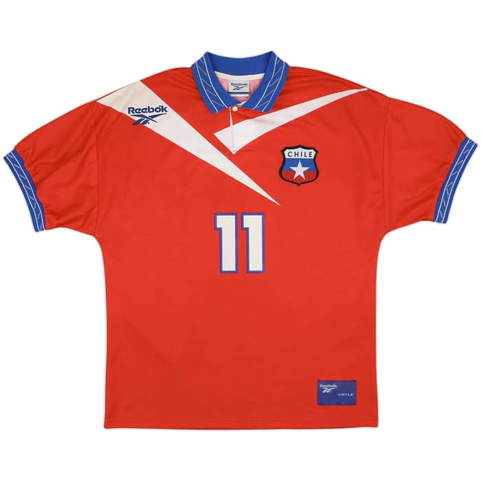 1997-99 Chile Home Shirt #11 (Salas) - 8/10 - (M)