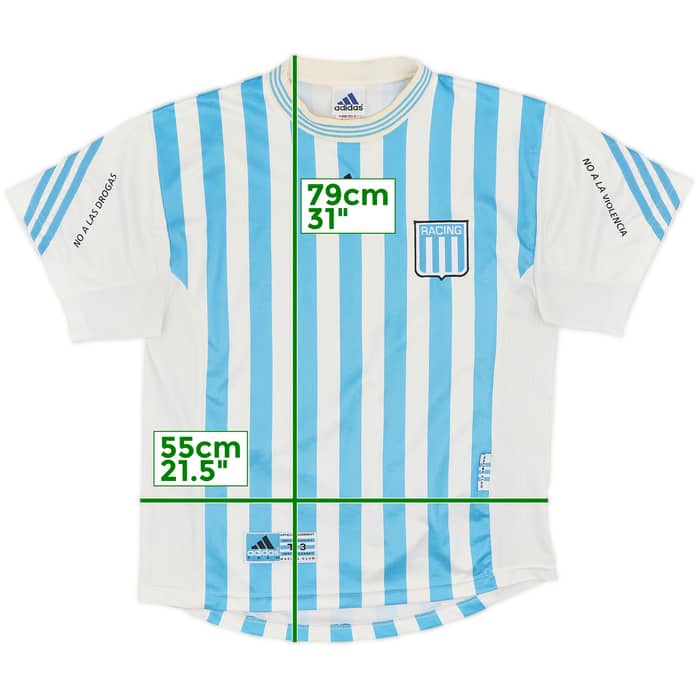 1999-00 Racing Club Home Shirt - 7/10 - (M)