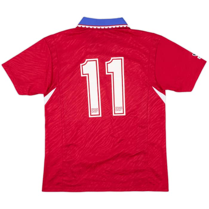 1992 Kashima Antlers Home Shirt #11 - 9/10 - (L)