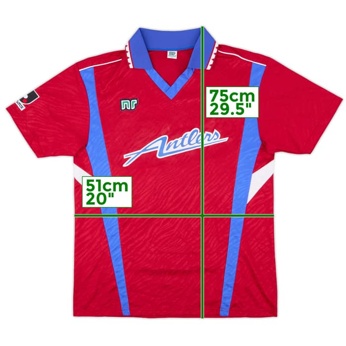 1992 Kashima Antlers Home Shirt #11 - 9/10 - (L)