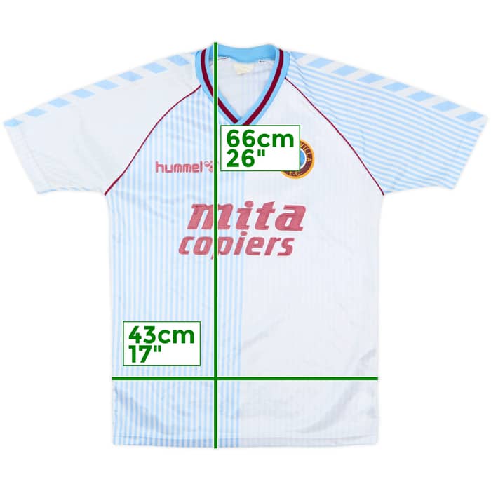 1987-89 Aston Villa Away Shirt - 8/10 - (S)