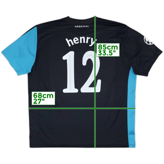 2011-12 Arsenal Away Shirt Henry #12 - 9/10 - (3XL)