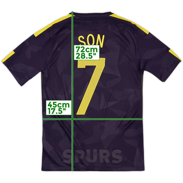 2017-18 Tottenham Third Shirt Son #7 - 10/10 - (S)