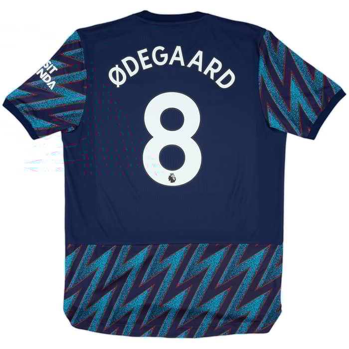 2021-22 Arsenal Authentic Third Shirt Odegaard #8 (L)