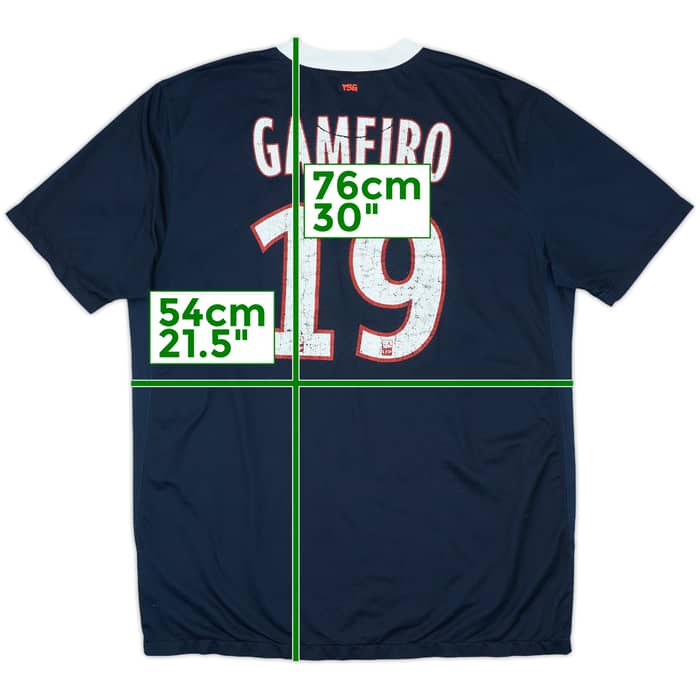 2011-12 Paris Saint-Germain Home Shirt Gameiro #19 - 4/10 - (L)