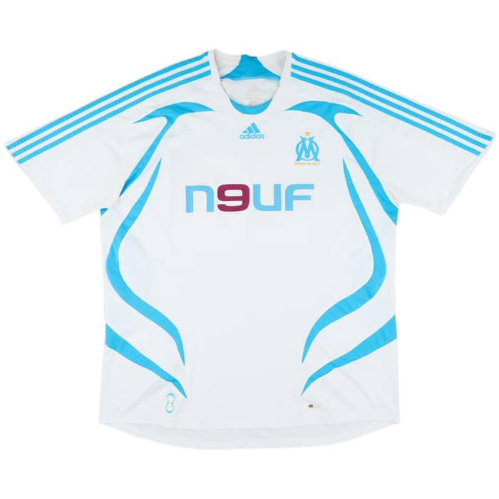 2007-08 Olympique Marseille Home Shirt Valbuena #28 - 7/10 - (3XL)