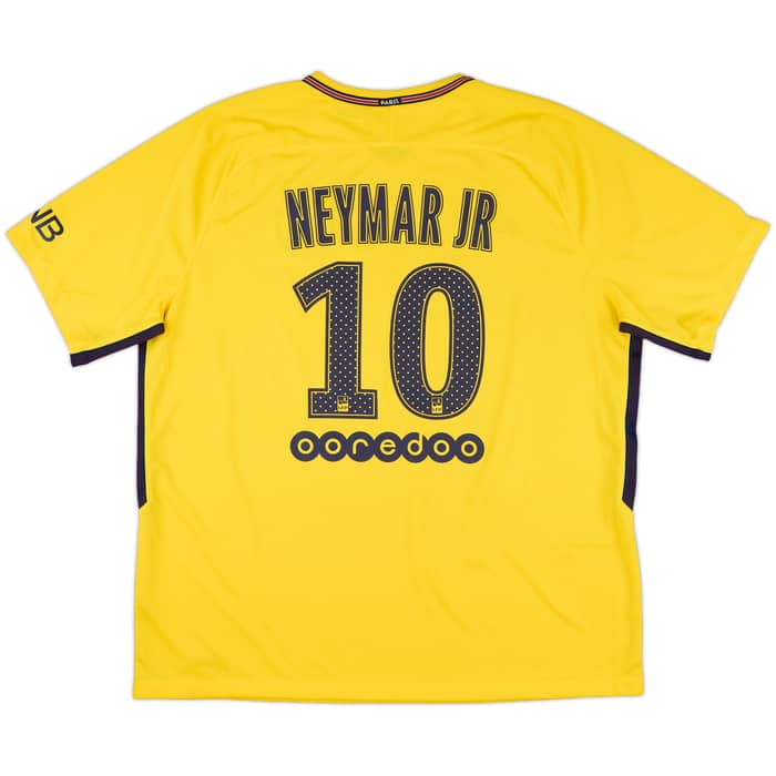 2017-18 Paris Saint-Germain Away Shirt Neymar Jr #10 - 10/10 - (XXL)