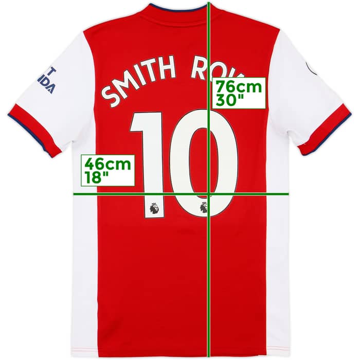 2021-22 Arsenal Home Shirt Smith-Rowe #10 - 6/10 - (S)