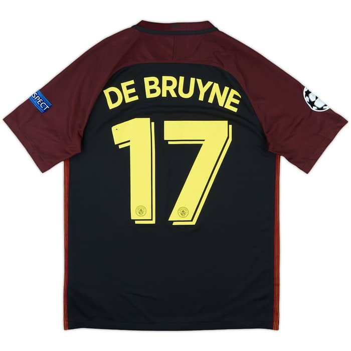 2016-17 Manchester City Away Shirt De Bruyne #17 - 7/10 - (M)