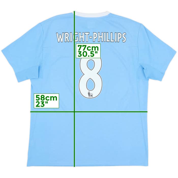 2009-10 Manchester City Home Shirt Wright-Phillips #8 - 10/10 - (L)