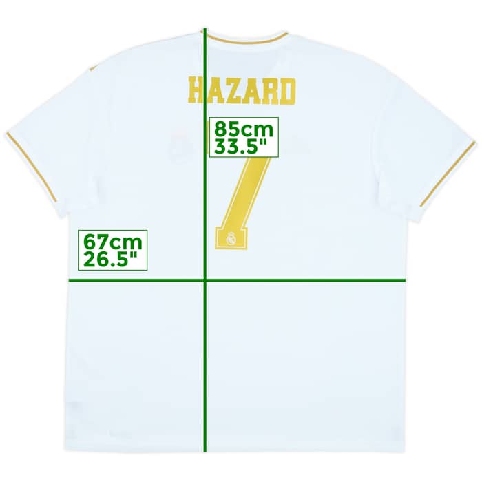 2019-20 Real Madrid Home Shirt Hazard #7 - 10/10 - (XXL)