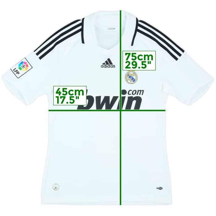 2008-09 Real Madrid Home Shirt - 8/10 - (S)