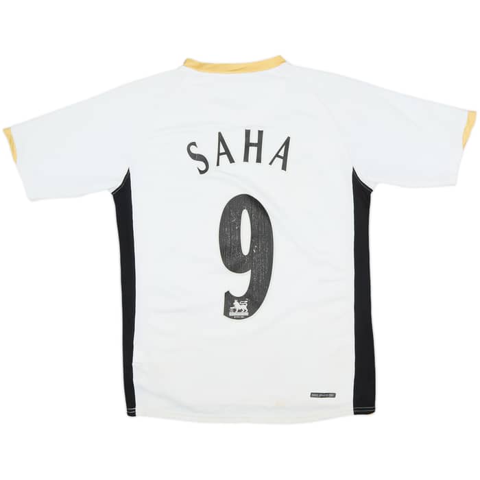 2006-08 Manchester United Away Shirt Saha #9 - 5/10 - (L.Boys)