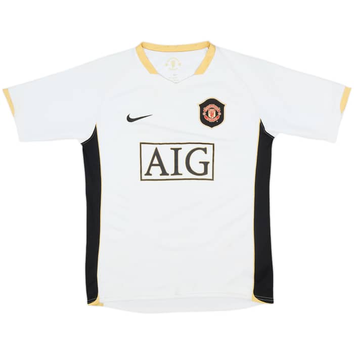 2006-08 Manchester United Away Shirt Saha #9 - 5/10 - (L.Boys)