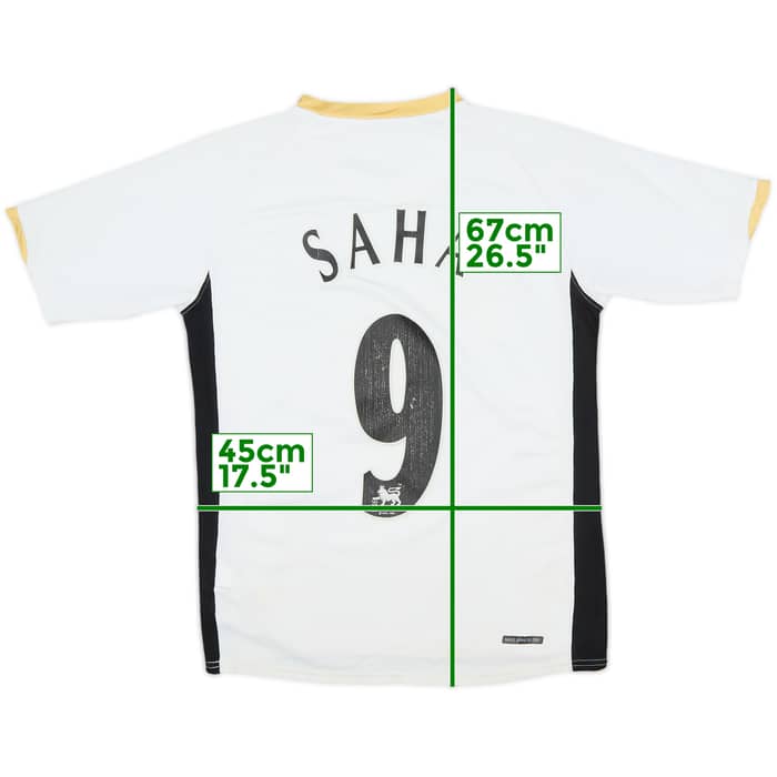 2006-08 Manchester United Away Shirt Saha #9 - 5/10 - (L.Boys)